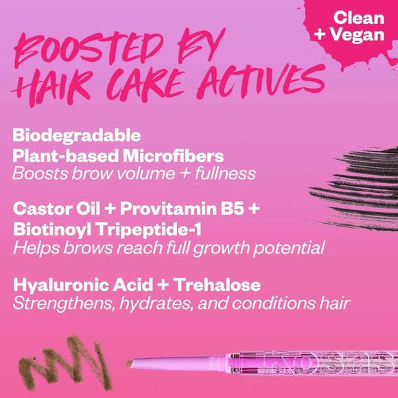 BNIB Kosas Brow Team Trio in “Taupe” (for cool blondes) 3 Full-Size Brow Product - Picture 4 of 9